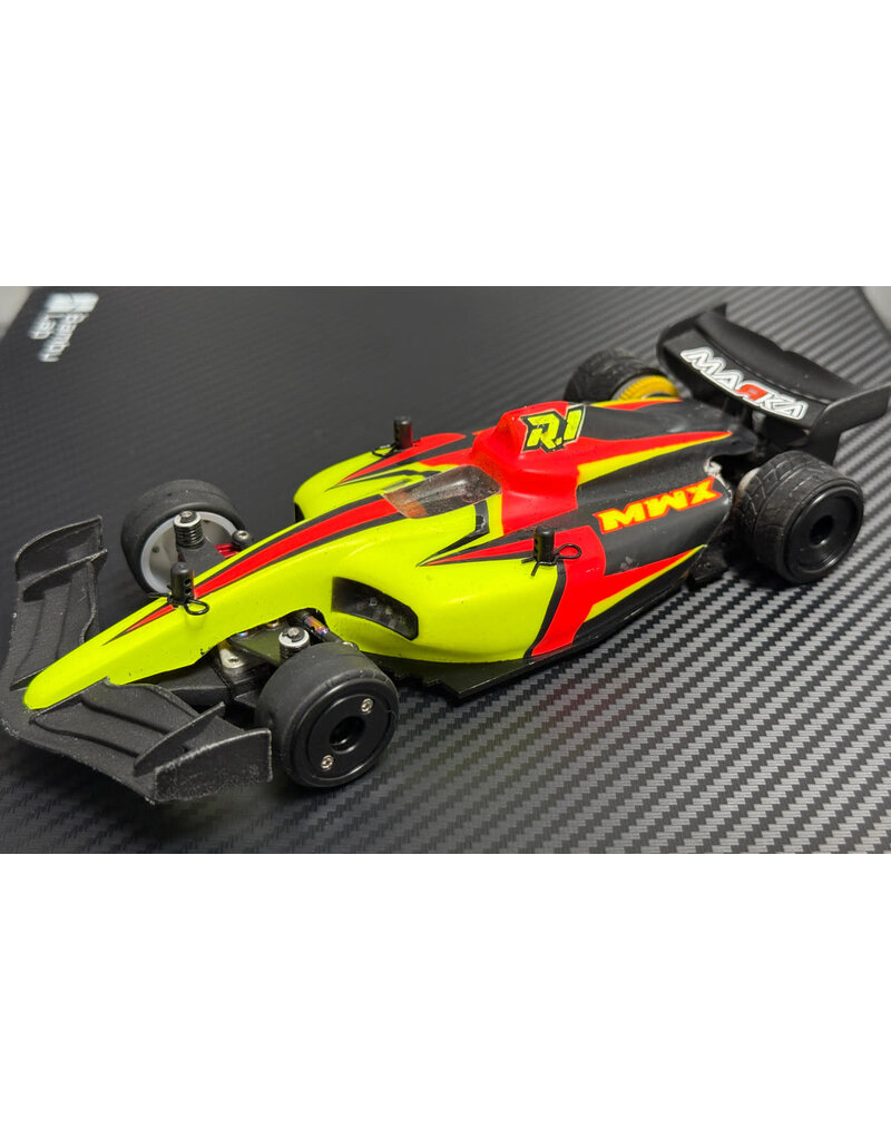 MWX PERFORMANCE MWX MWF1-140B F1 REAR WHEELS 14X20 BLACK MACHINED DELRIN: BLACK (2)