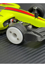 MWX PERFORMANCE MWX MWF1-20W F1 FRONT WHEELS 11X20 WHITE MACHINED DELRIN: WHITE (2)