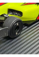 MWX PERFORMANCE MWX MWF1-19B F1 FRONT WHEELS 11X19 BLACK MACHINED DELRIN: BLACK (2)