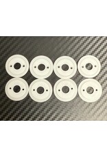 MWX PERFORMANCE MWX MWF1-20DW F1 WHEEL DISCS 20 WHITE MACHINED DELRIN: WHITE (8)