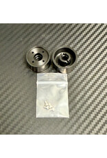 MWX PERFORMANCE MWX MWF1-20B F1 FRONT WHEELS 11X20 BLACK MACHINED DELRIN: BLACK (2)