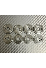 MWX PERFORMANCE MWX MWF1-20DB F1 WHEEL DISCS 20 BLACK MACHINED DELRIN: BLACK (8)