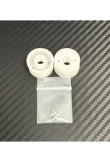 MWX PERFORMANCE MWX MWF1-19W F1 FRONT WHEELS 11X19 WHITE MACHINED DELRIN: WHITE (2)