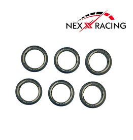 NEXX RACING NXUSA-EVO-416-1 "JUD" FLANGE RINGS FOR EVO MESH RIMS (6)