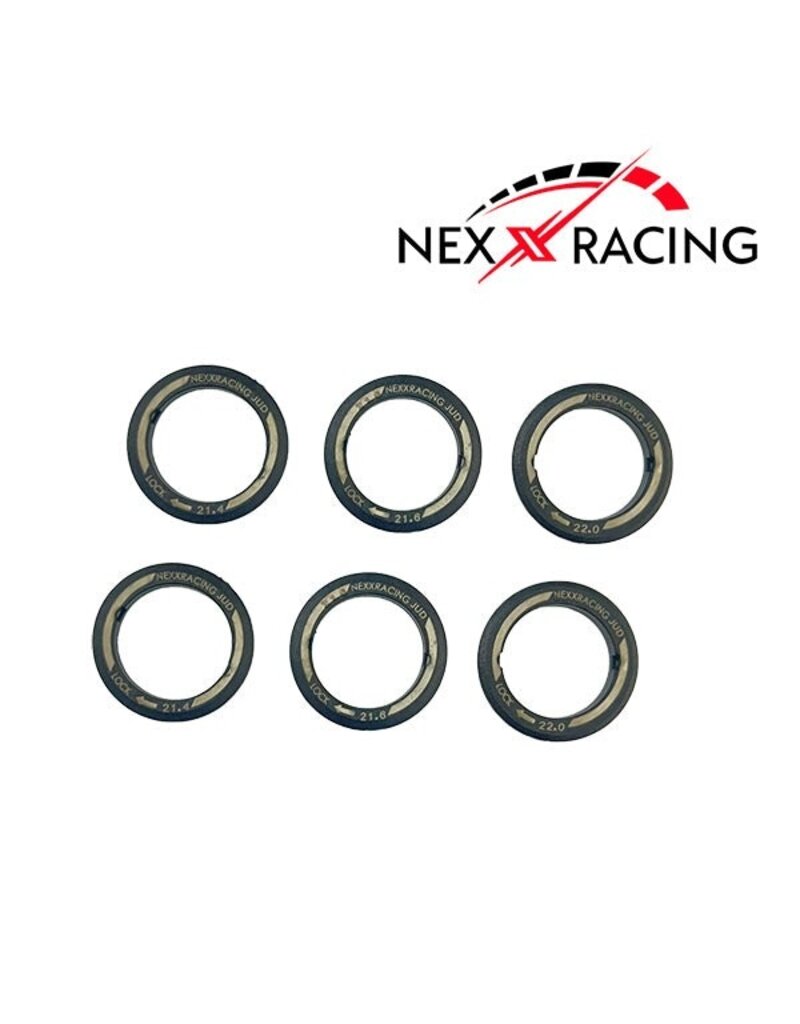 NEXX RACING NXUSA-EVO-416-1 "JUD" FLANGE RINGS FOR EVO MESH RIMS (6)