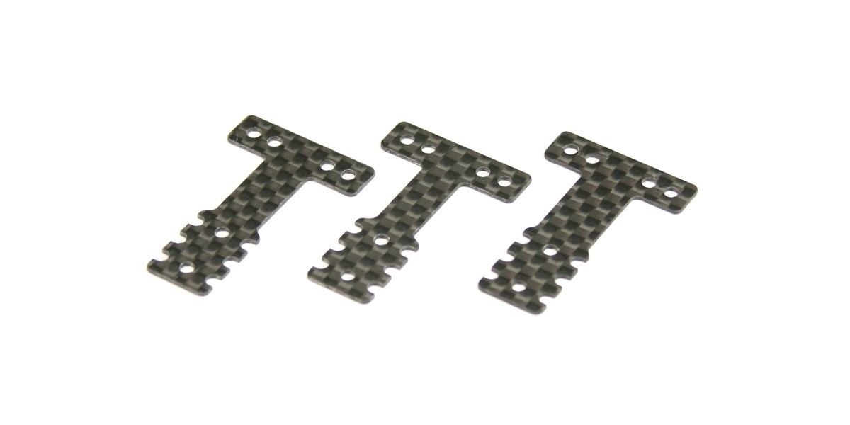 KYOMZW404 RM/HM-TYPE CARBON FIBER REAR SUSPENSION PLATE SET