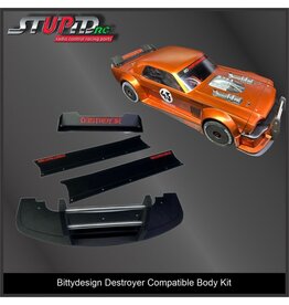 STUPID RC STP11104BK DESTROYER BODY KIT BLACK