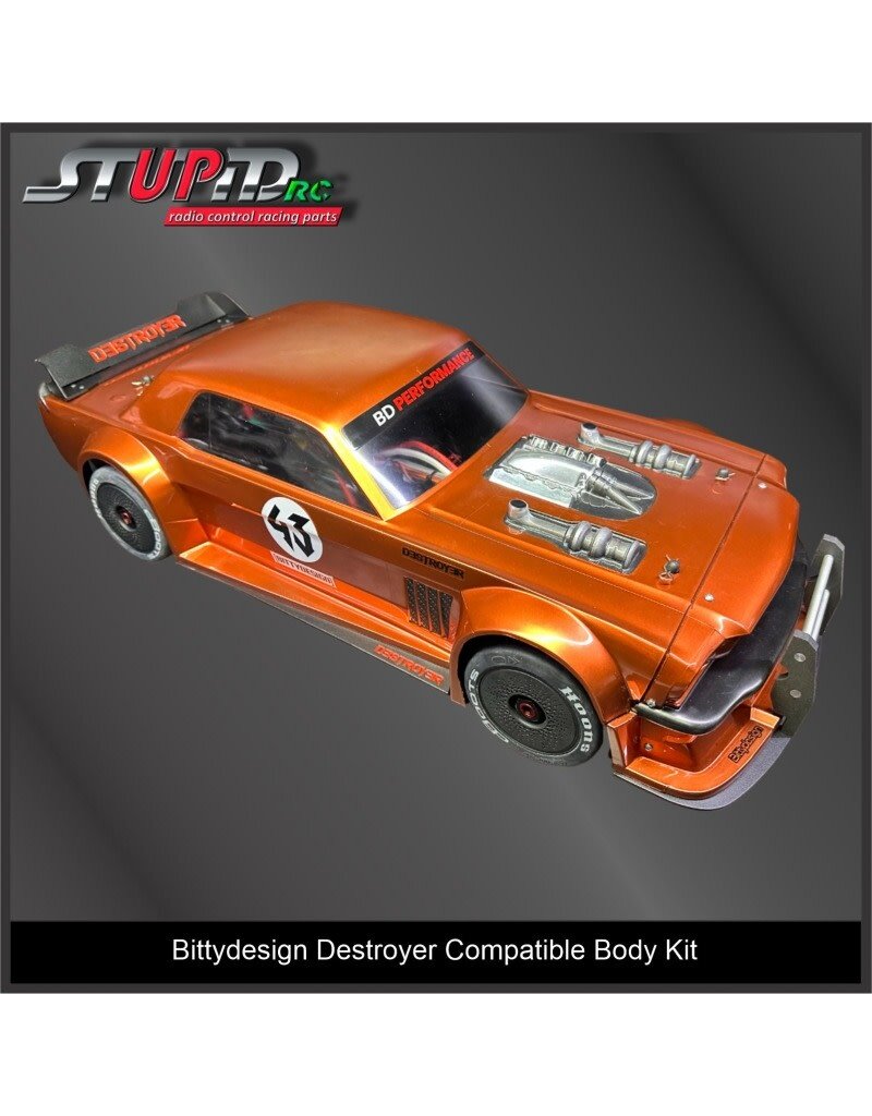 STUPID RC STP11104BK DESTROYER BODY KIT BLACK