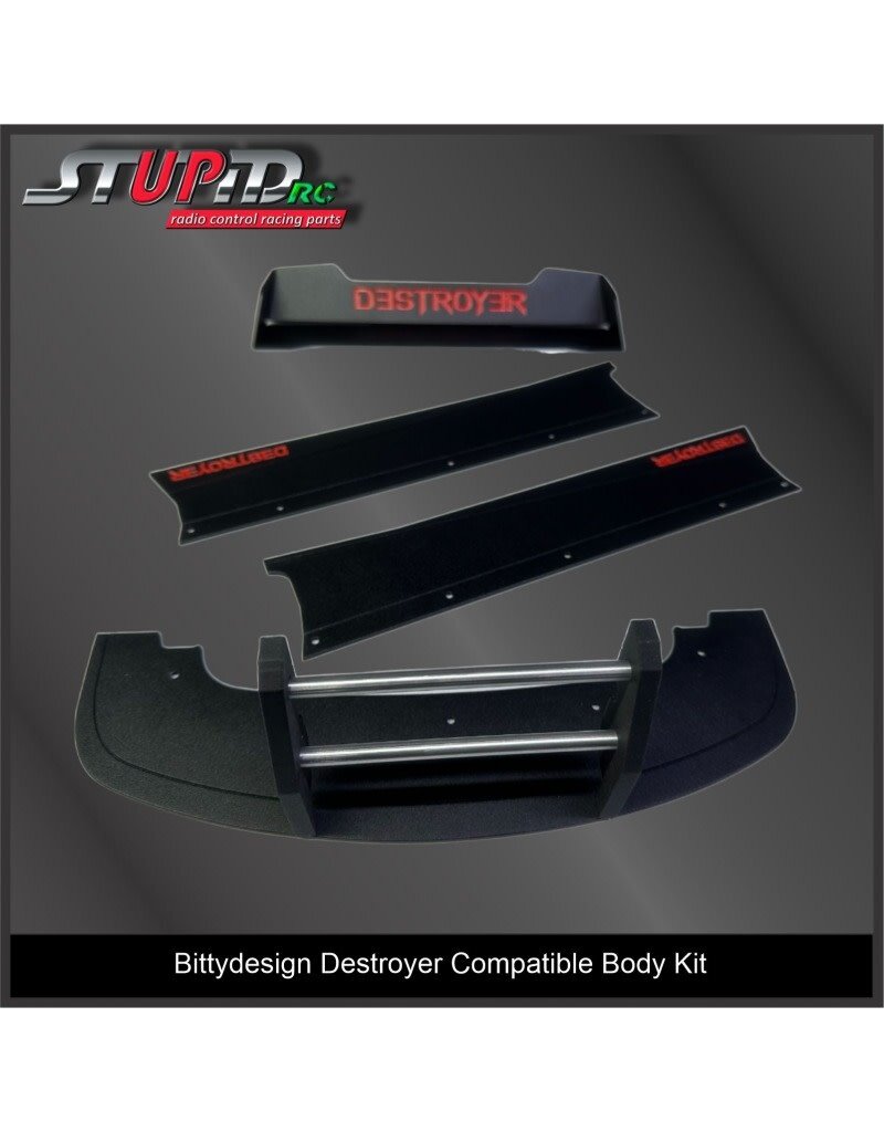 STUPID RC STP11104BK DESTROYER BODY KIT BLACK