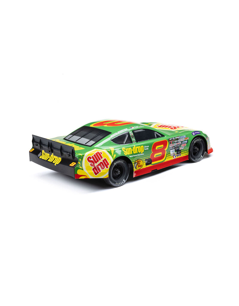 LOSI ***PRE-ORDER*** LOS-3104T1 1/12 ALM RC RACE CAR DALE EARNHARDT JR. NO. 8 2025 SUN DROP CHEVROLET ZL1 2S AWD ON-ROAD (BATTERY & CHARGER INCLUDED), GREEN