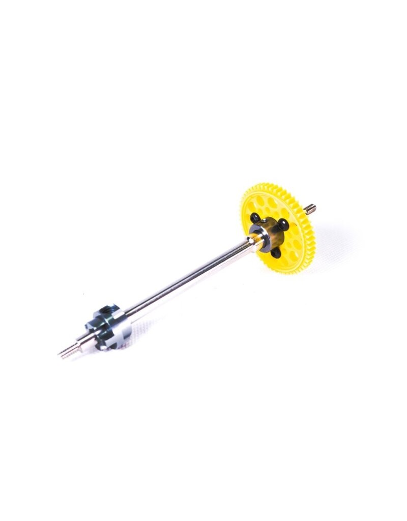 PN RACING PN MR2444 2WD SOLID AXLE TITANIUM SHAFT 64P 53T: FOR MR-03, MR-04