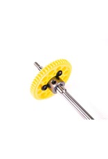 PN RACING PN MR2444 2WD SOLID AXLE TITANIUM SHAFT 64P 53T: FOR MR-03, MR-04