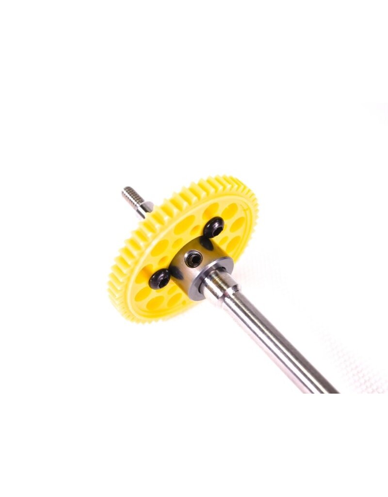 PN RACING PN MR2444 2WD SOLID AXLE TITANIUM SHAFT 64P 53T: FOR MR-03, MR-04