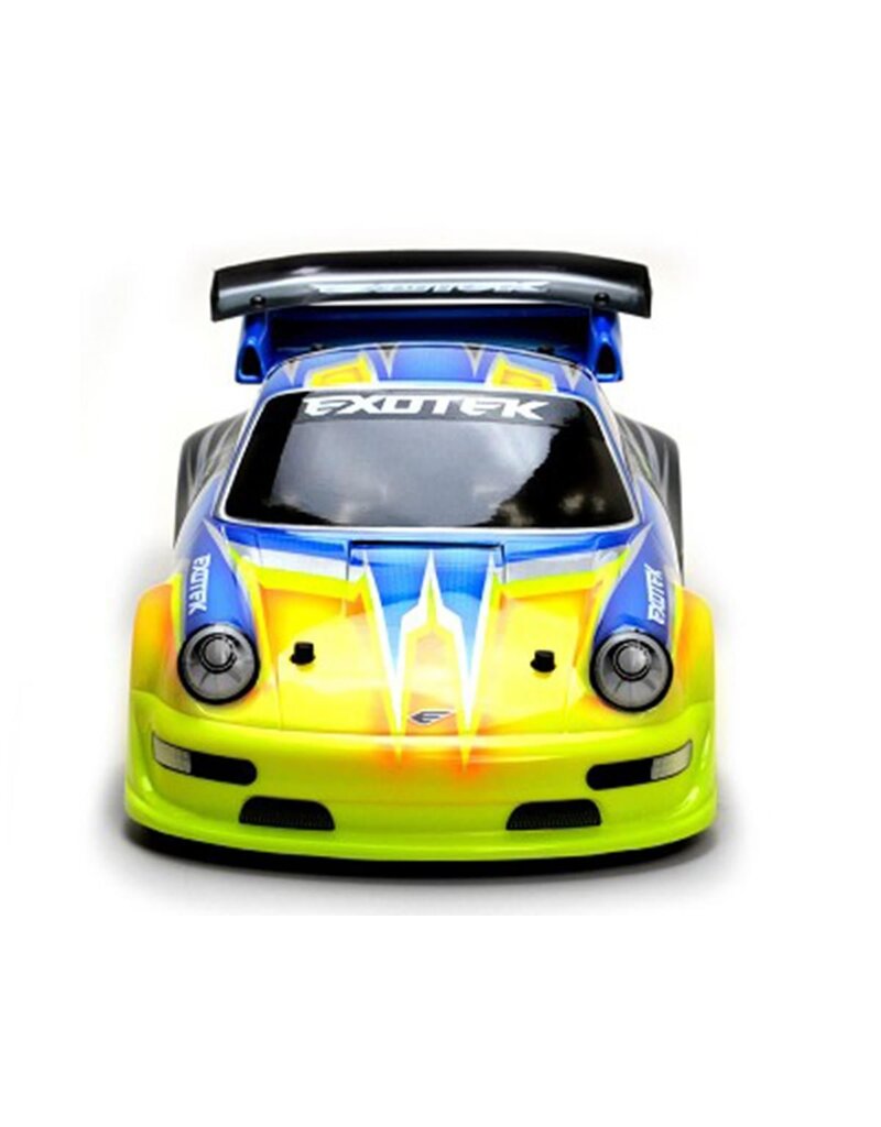 EXOTEK EXO2357 LOSI NASCAR 1/12 STUTTGART MINI TC BODY (CLEAR)