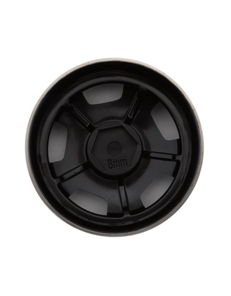 HAYASHI GARAGE HG-20228 EURO VIP DISH STYLE 1/10 DRIFT WHEELS (CHROME) (2) (8MM OFFSET) W/12MM HEX