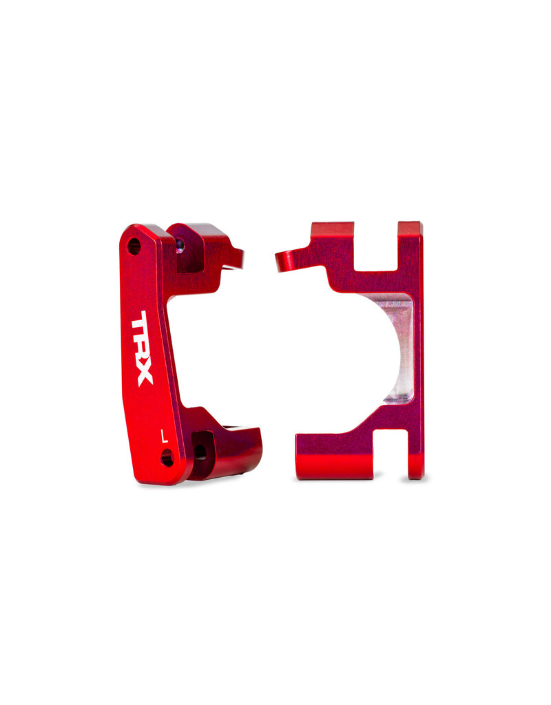 TRAXXAS TRA9063-RED CASTER BLOCKS ALUM RED L&R