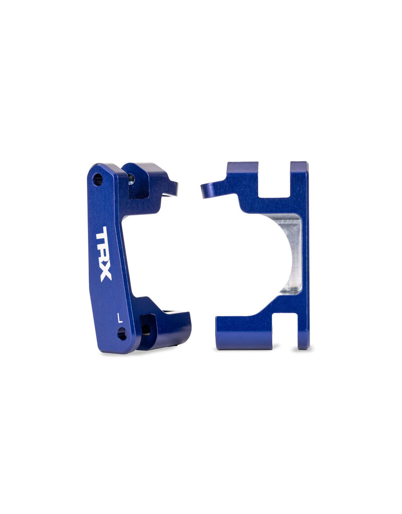 TRAXXAS TRA9063-BLUE CASTER BLOCKS ALUM BLUE L&R