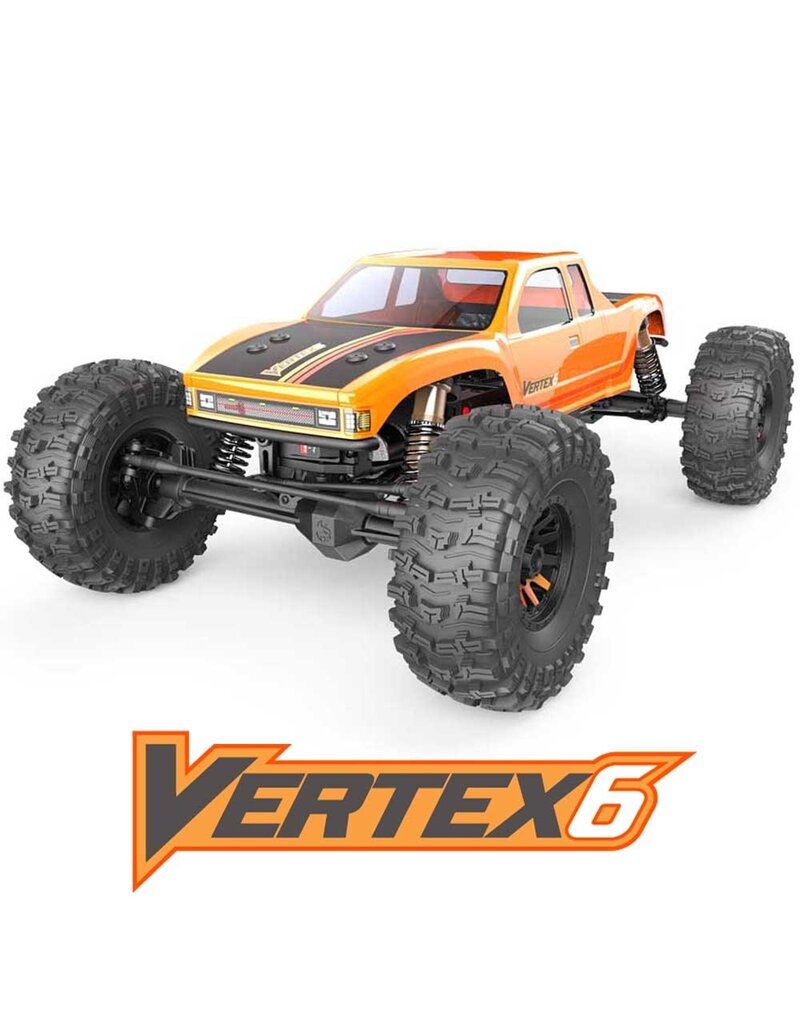 REDCAT RACING RER43494 VERTEX-6 - 1/6 CRAWLER RTR 4WD ROCK CRAWLER: ORANGE