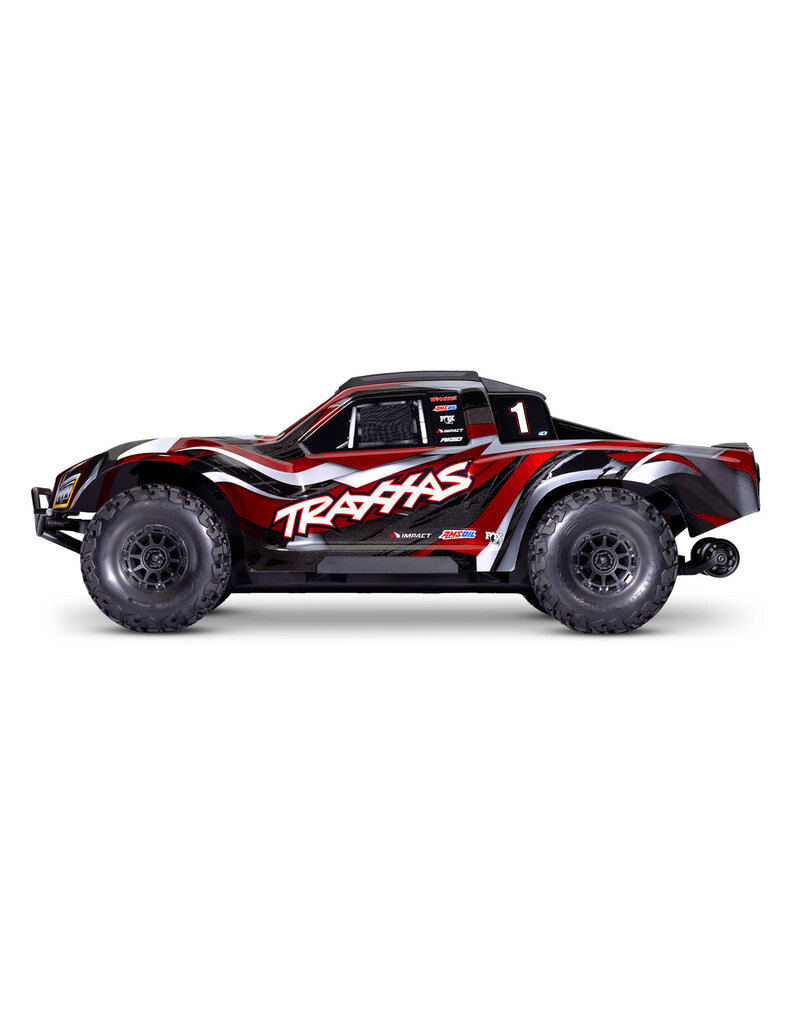 TRAXXAS TRA102076-4-RED MAXX SLASH 6S SHORT COURSE TRUCK: RED