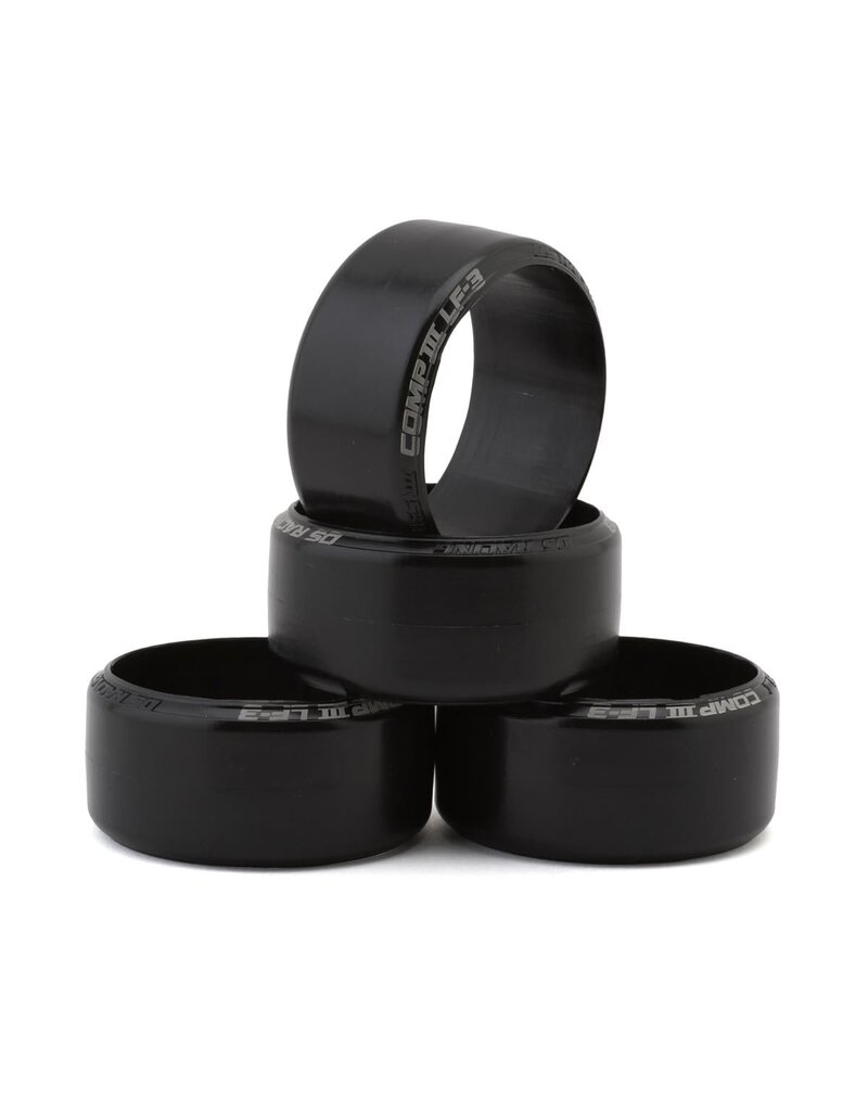 DS RACING DSC-CS3-LF3-29 COMPETITION III 29MM WIDE SLICK DRIFT TIRES (4) (LF-3)