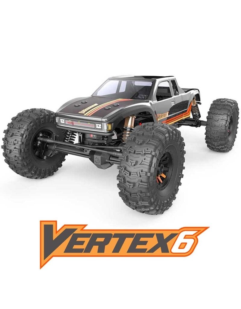 REDCAT RACING RER43495 VERTEX-6 - 1/6 CRAWLER RTR 4WD ROCK CRAWLER: GREY