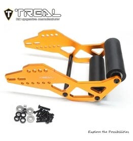 TREAL TRLX003WSETP5 LOSI® LMT™ ALUMINUM ADJUSTABLE STD WHEELIE BAR (ORANGE)