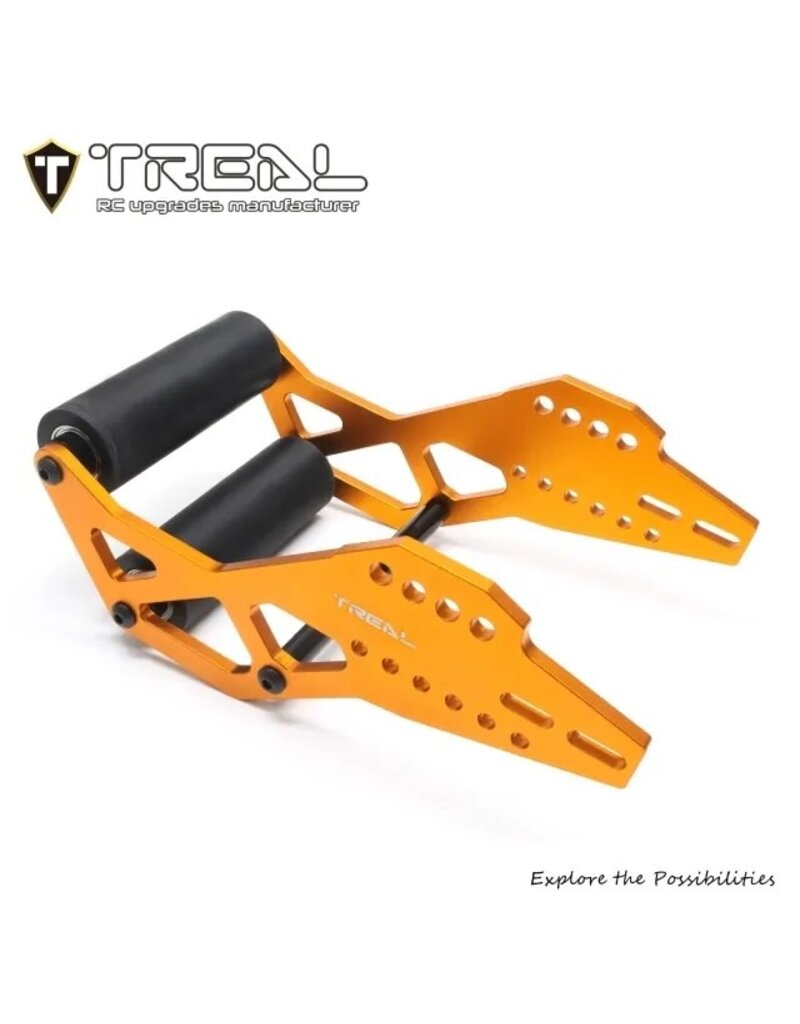 TREAL TRLX003WSETP5 LOSI® LMT™ ALUMINUM ADJUSTABLE STD WHEELIE BAR (ORANGE)