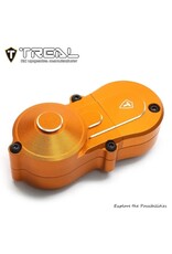 TREAL TRLX003WS3O0V LOSI® LMT™ ALUMINUM OUTER GEARBOX HOUSING (ORANGE)