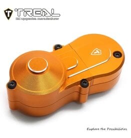 TREAL TRLX003WS3O0V LOSI® LMT™ ALUMINUM OUTER GEARBOX HOUSING (ORANGE)