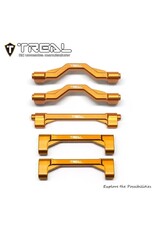 TREAL TRLX003KYKQR1 LOSI® LMT™ ALUMINUM CHASSIS CROSS BRACE SET (ORANGE) (5)