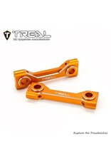 TREAL TRLX003FCSHIX LOSI LMT ALUMINUM FRONT & REAR CROSS BRACE SET (ORANGE)