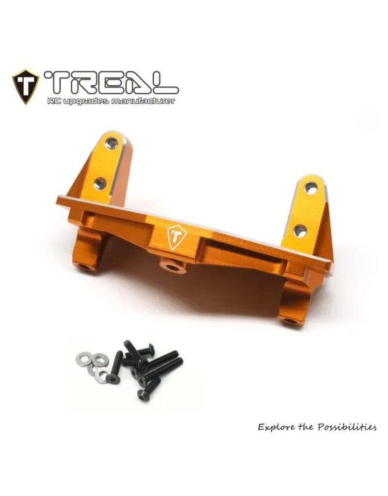 TREAL TRLX003WSA9AT LOSI LMT ALUMINUM SERVO MOUNT (ORANGE)