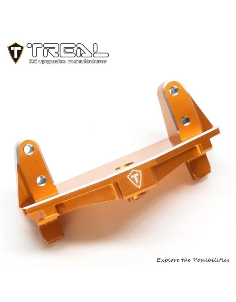 TREAL TRLX003WSA9AT LOSI LMT ALUMINUM SERVO MOUNT (ORANGE)