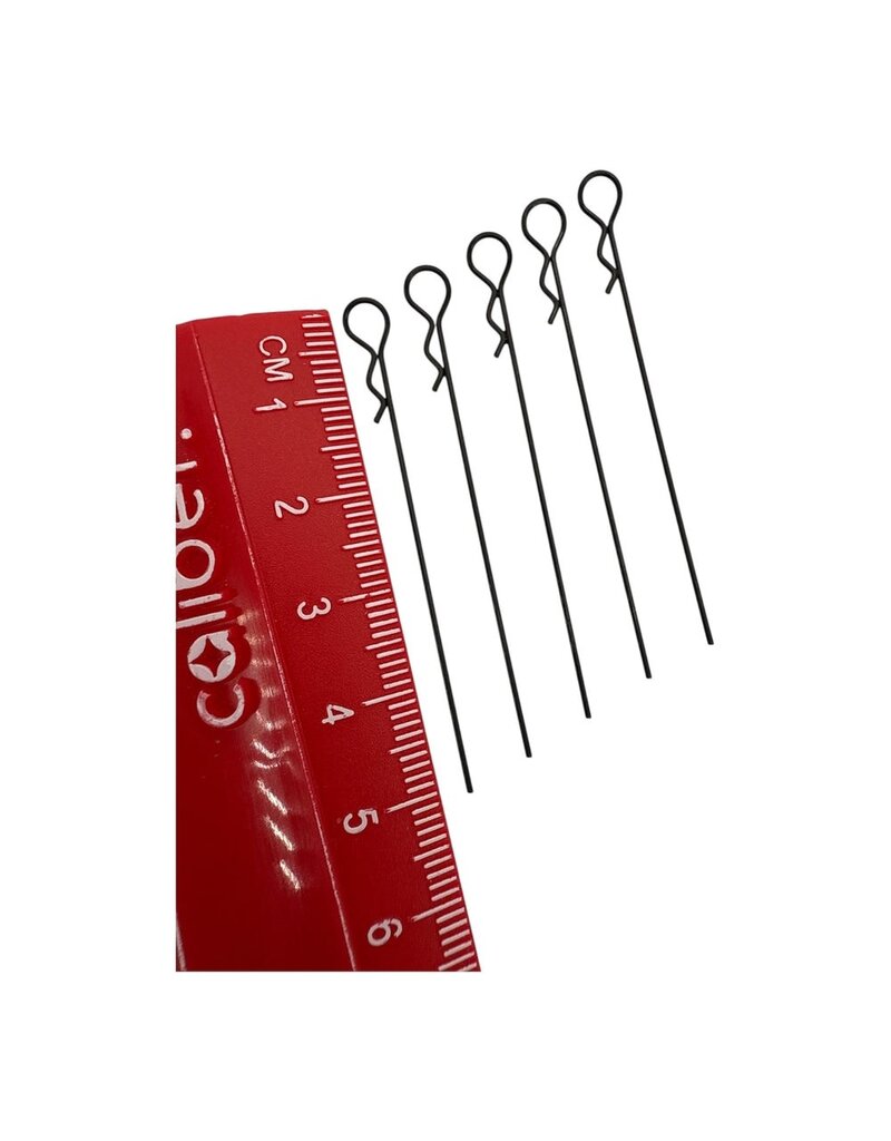 SILVER HORSE SH0718 LONG BODY CLIPS (51MM) (5)