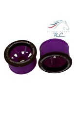 NEXX RACING NXUSA-EVO-R+3-P SE PURPLE 2WD “JUD” R11MM THREADED CARBON-FIBER REINFORCED EVO WHEELS