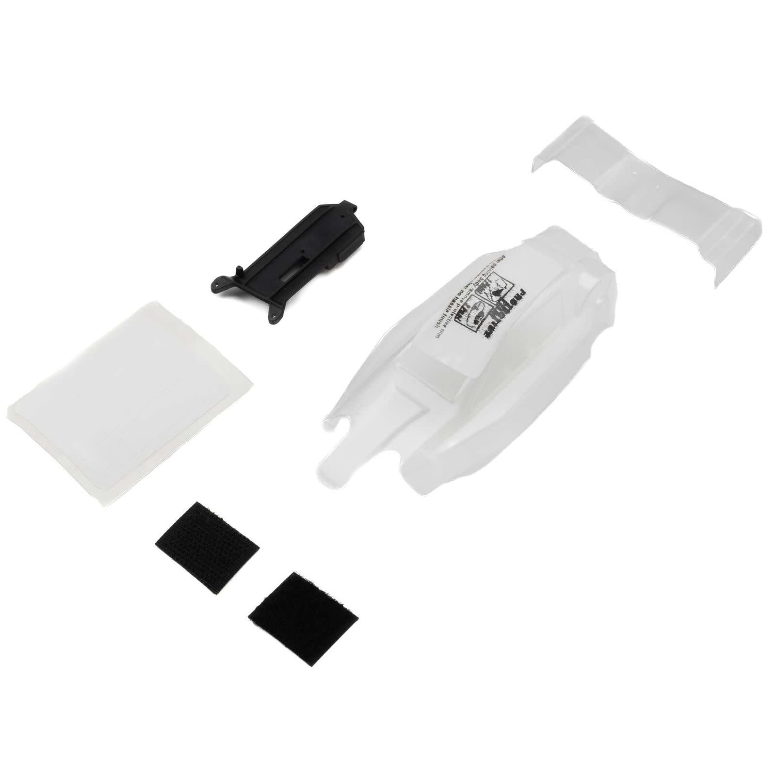 PRO371517 PRE-CUT CROWD PLEAZER CLEAR BODY W/ ESC RELOCATOR FOR LOSI MICRO-B