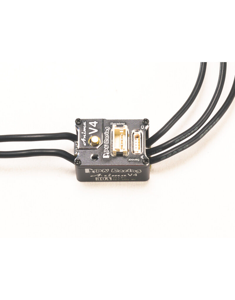 PN RACING PN 500840K ANIMA V4 30A 1/28 SENSORED BRUSHLESS ESC: BLACK