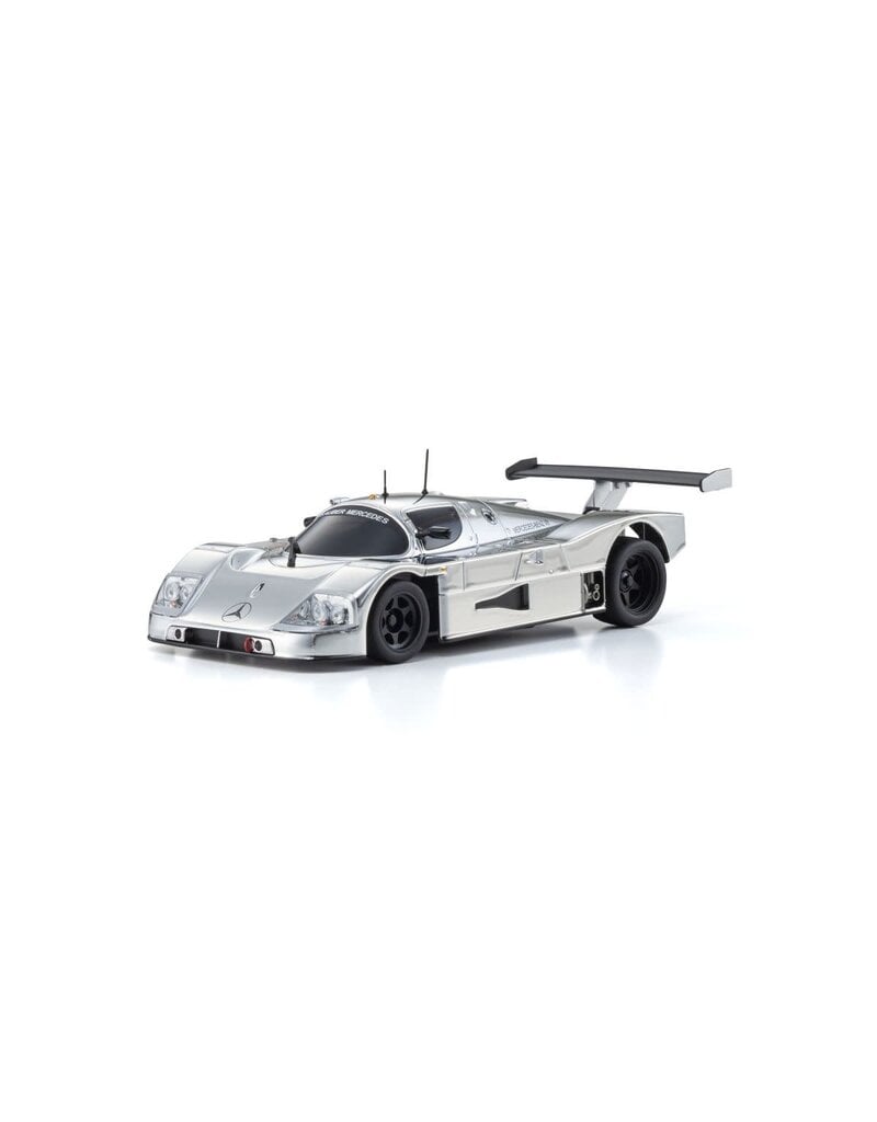 KYOSHO KYO32362CRG MINI-Z RWD MR04 SAUBER-MERCEDES GRUPPE-C RENNSPORTWAGON C 9 CHROME SILVER W/ GYRO