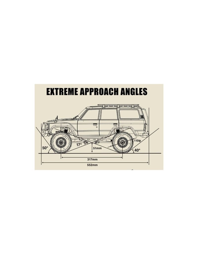 KYOSHO KYO34801T1 KC10 TOYOTA LAND CRUISER 60