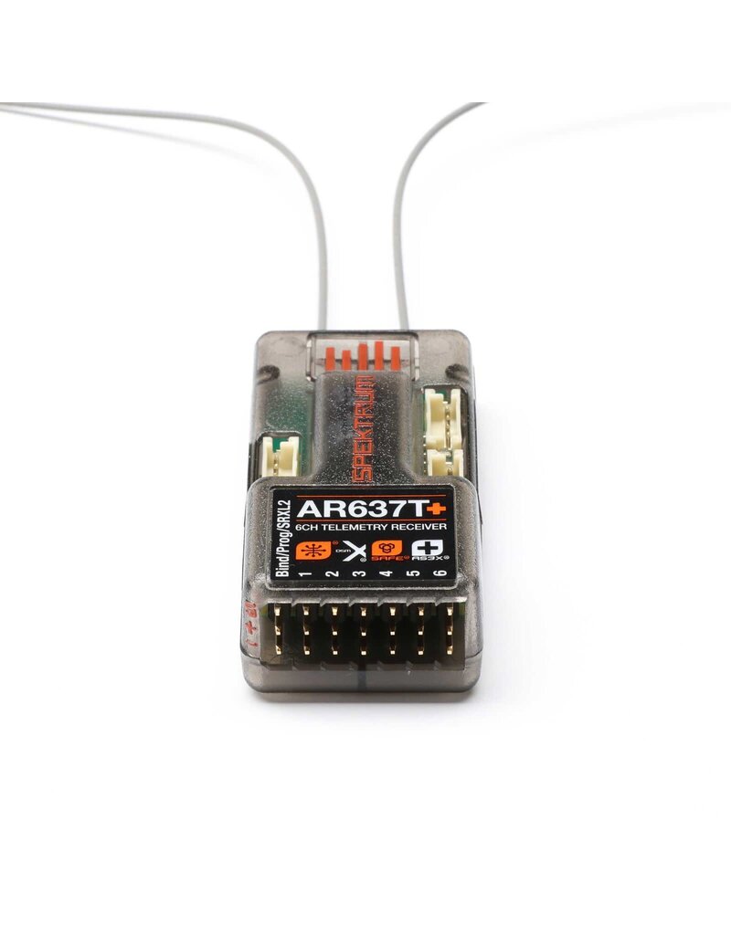 SPEKTRUM SPM-1032 AR637T+AS3X+ AND SAFE 6CH RECEIVER