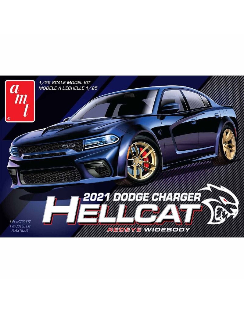 AMT AMT1325M 1/25 SCALE DODGE CHARGER HELLCAT REDEYE WIDEBODY PLASTIC MODEL KIT