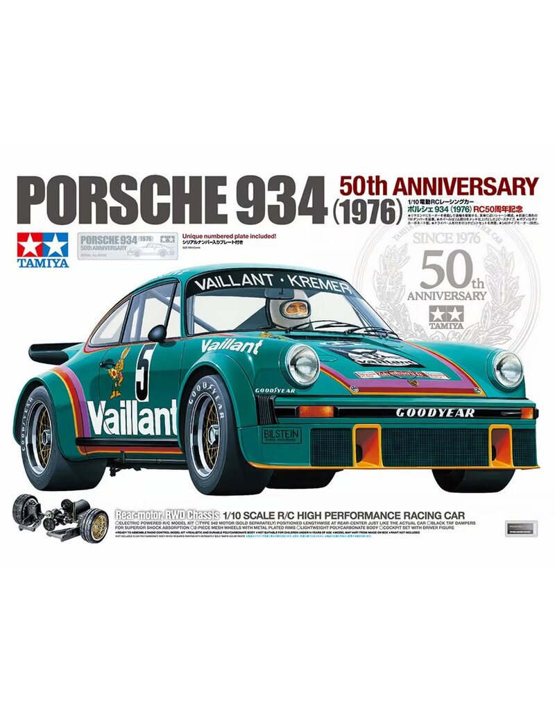 TAMIYA TAM47524 1/10 RC PORSCHE 934 (1976) 50TH ANNIVERSARY