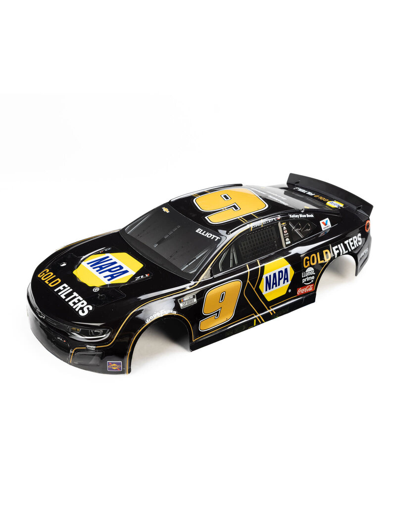 PROLINE RACING PRO371720 ELLIOTT #9 NAPA AUTO PARTS GOLD FILTERS DIY BLACK 2025 BODY FOR LOSI NASCAR