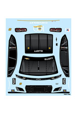 PROLINE RACING PRO371720 ELLIOTT #9 NAPA AUTO PARTS GOLD FILTERS DIY BLACK 2025 BODY FOR LOSI NASCAR