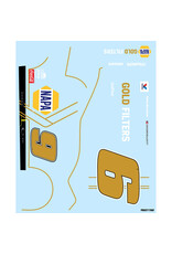 PROLINE RACING PRO371720 ELLIOTT #9 NAPA AUTO PARTS GOLD FILTERS DIY BLACK 2025 BODY FOR LOSI NASCAR