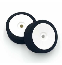 BSR RACING BXRC8022 1/8TH BUGGY GOLD FOAM TIRES 22 SHORE: WHITE WHEEL (2)