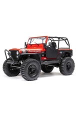 AXIAL AXI03008V2T1 1/10 SCX10 III JEEP CJ-7 4X4 RTR BRUSHED ROCK CRAWLER, RED