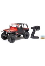 AXIAL AXI03008V2T1 1/10 SCX10 III JEEP CJ-7 4X4 RTR BRUSHED ROCK CRAWLER, RED