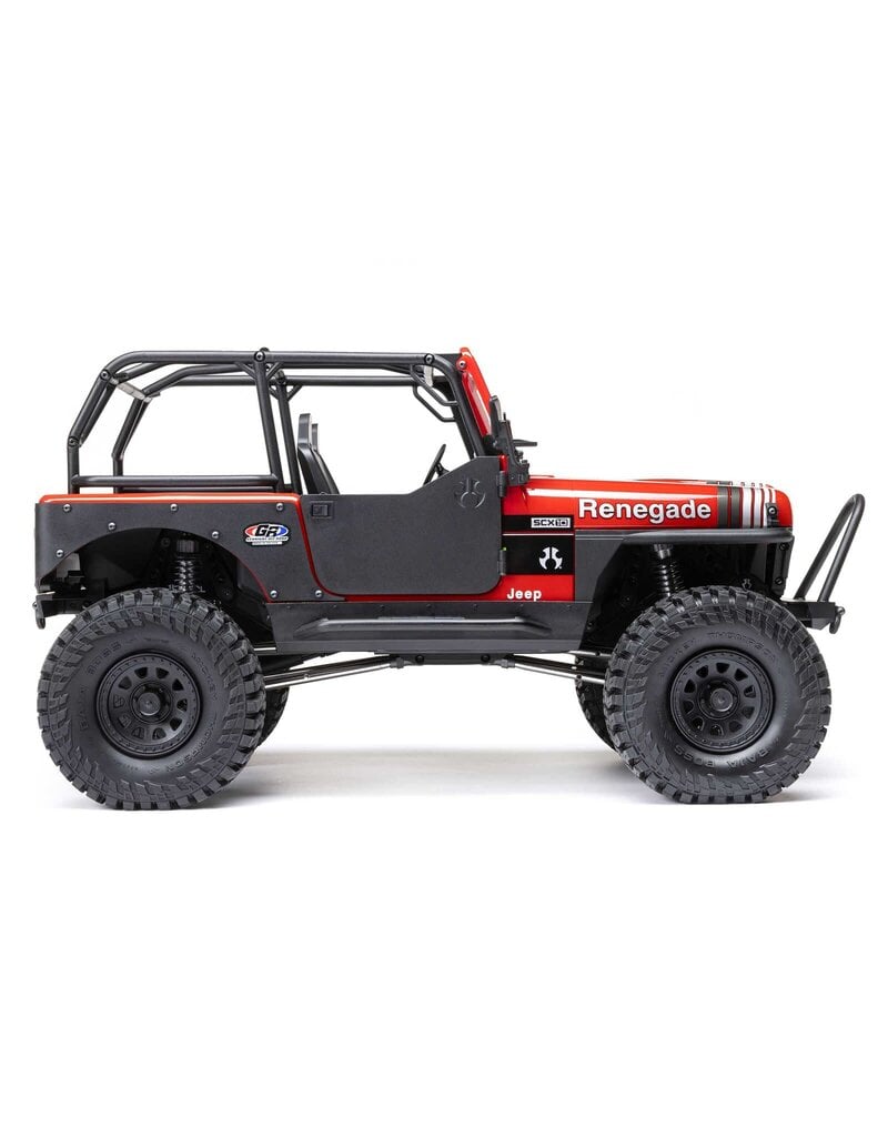 AXIAL AXI03008V2T1 1/10 SCX10 III JEEP CJ-7 4X4 RTR BRUSHED ROCK CRAWLER, RED