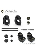 TREAL TRLX003YCWR21 AXIAL SCX10 PRO REAR PORTAL AXLE KIT W/STUB AXLE SHAFTS